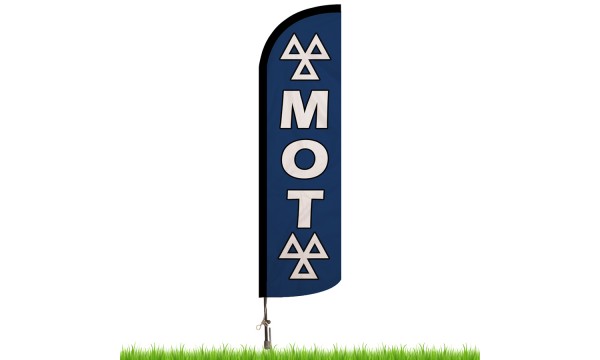 MOT Logo (Blue) Advertising Flag